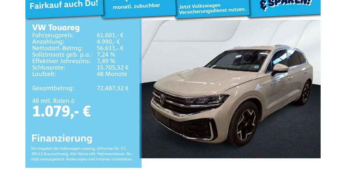 VW Touareg 27.093 km 59.992 &euro; Mannheim 68309