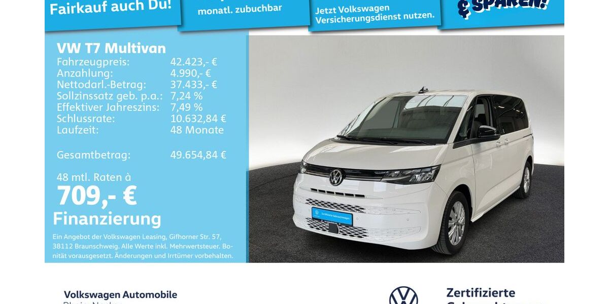 VW T7 Multivan 70.279 km 40.499 &euro; Mannheim 68309