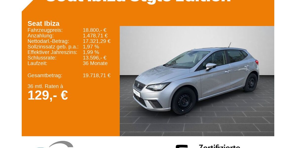 Seat Ibiza 13.381 km 17.500 &euro; Ludwigshafen 67063