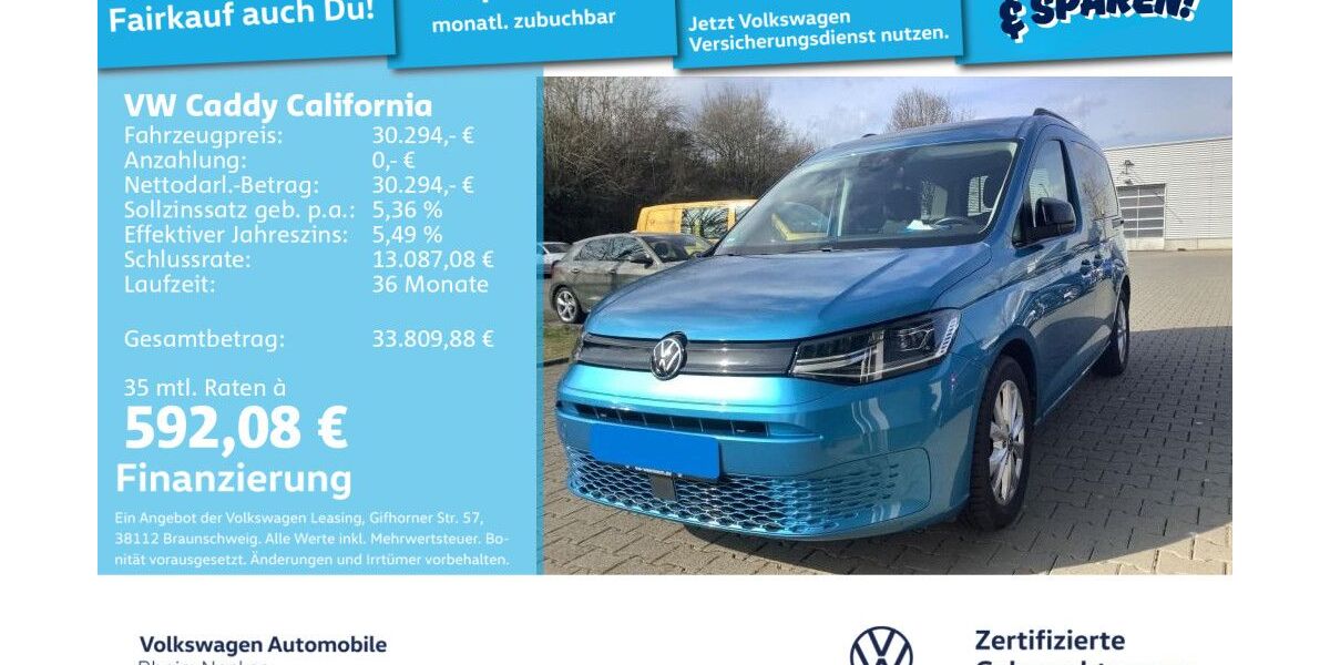 VW Caddy 72.079 km 29.991 &euro; Mannheim 68309
