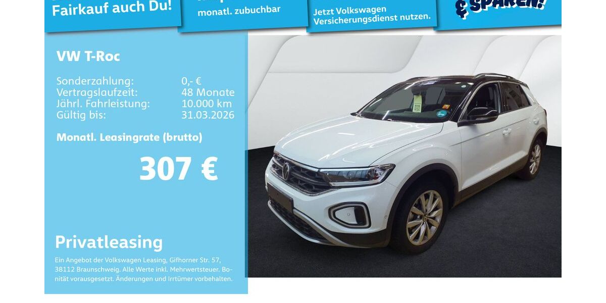 VW T-Roc 22.833 km 28.992 &euro; Mannheim 68309