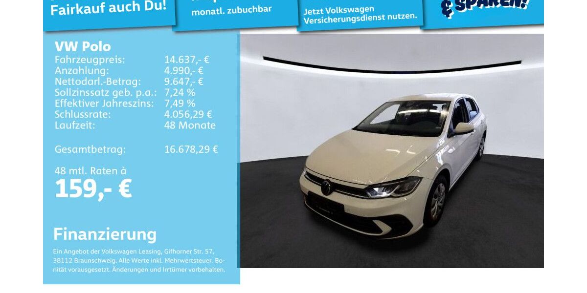 VW Polo 94.793 km 14.491 &euro; Mannheim 68309