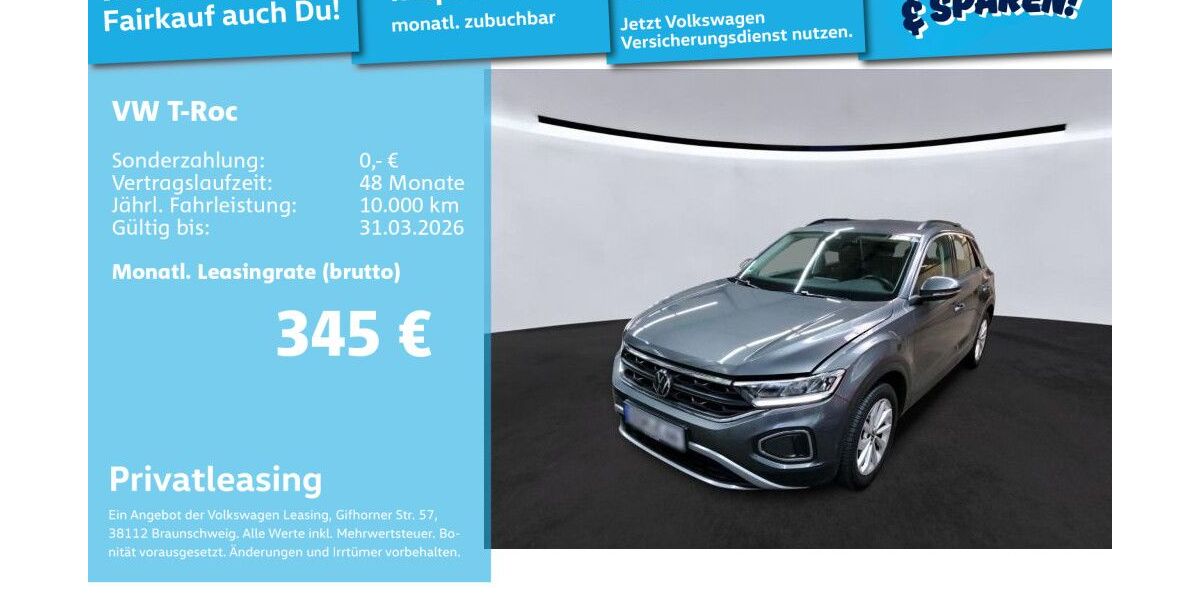 VW T-Roc 61.483 km 22.492 &euro; Mannheim 68309