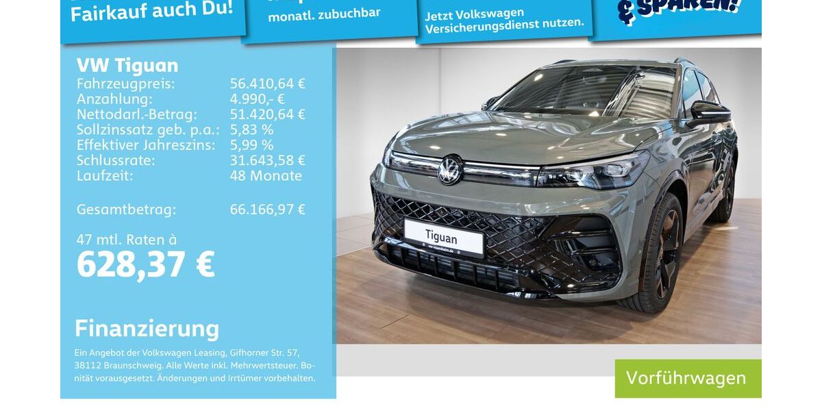 VW Tiguan 9.900 km 45.990 &euro; Mannheim 68309