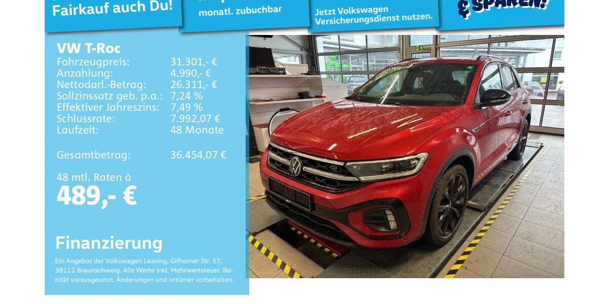VW T-Roc 27.215 km 30.699 &euro; Mannheim 68309