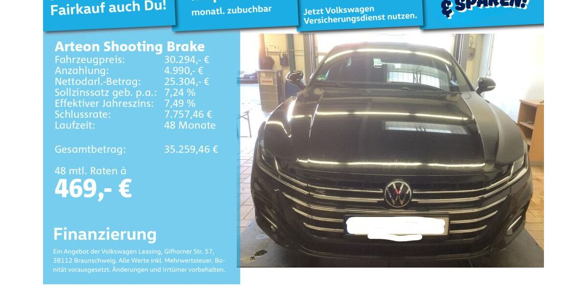 VW Arteon 54.573 km 29.991 &euro; Mannheim 68309