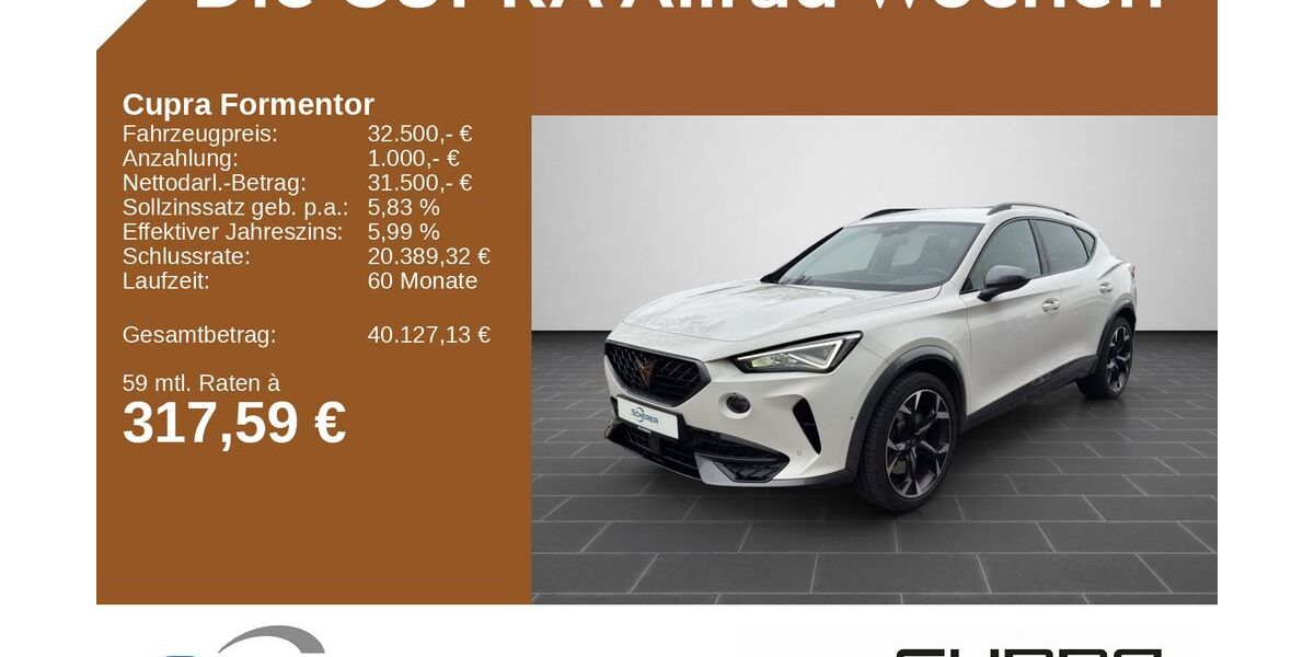 Cupra Formentor 15.676 km 31.900 &euro; Ludwigshafen 67063