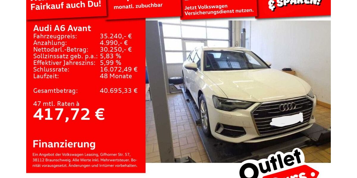 Audi A6 100.618 km 33.599 &euro; Weinheim 69469
