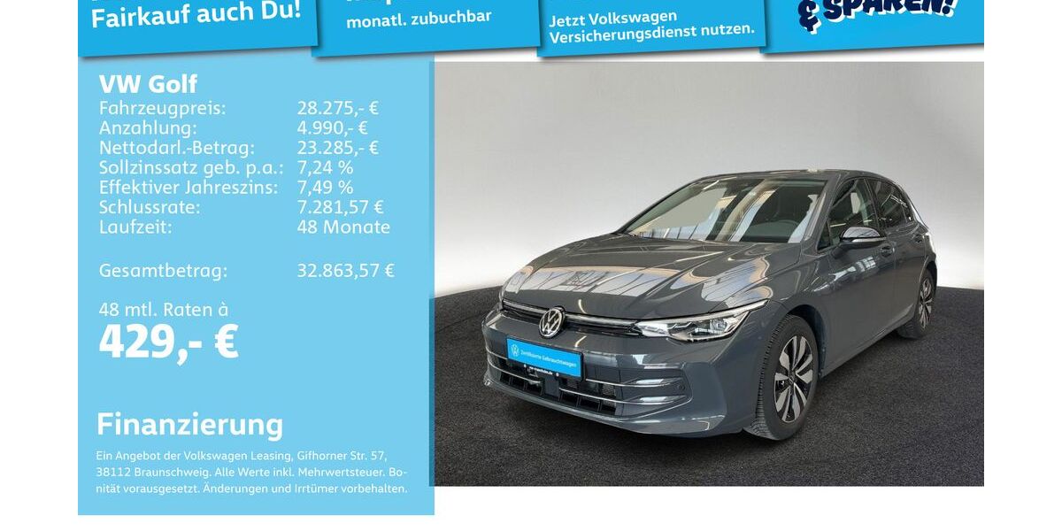 VW Golf 24.878 km 26.999 &euro; Mannheim 68309