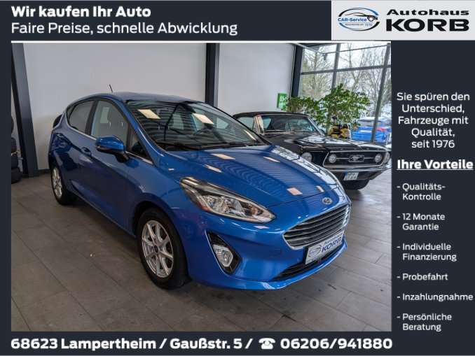 Ford Fiesta 74.400 km 12.780 &euro; Lampertheim 68623