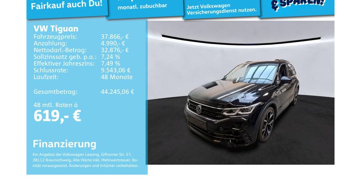 VW Tiguan 45.521 km 37.487 &euro; Mannheim 68309