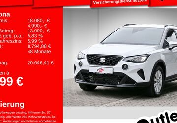 Seat Arona 14.240 km 17.499 &euro; Weinheim 69469