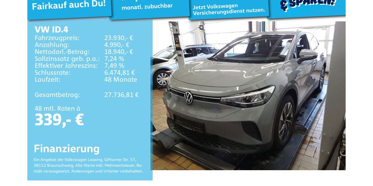 VW ID.4 43.030 km 22.992 &euro; Mannheim 68309