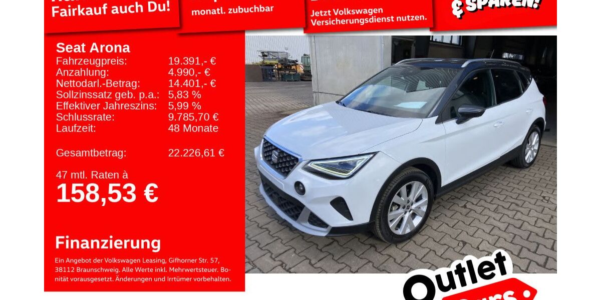 Seat Arona 9.353 km 18.292 &euro; Weinheim 69469