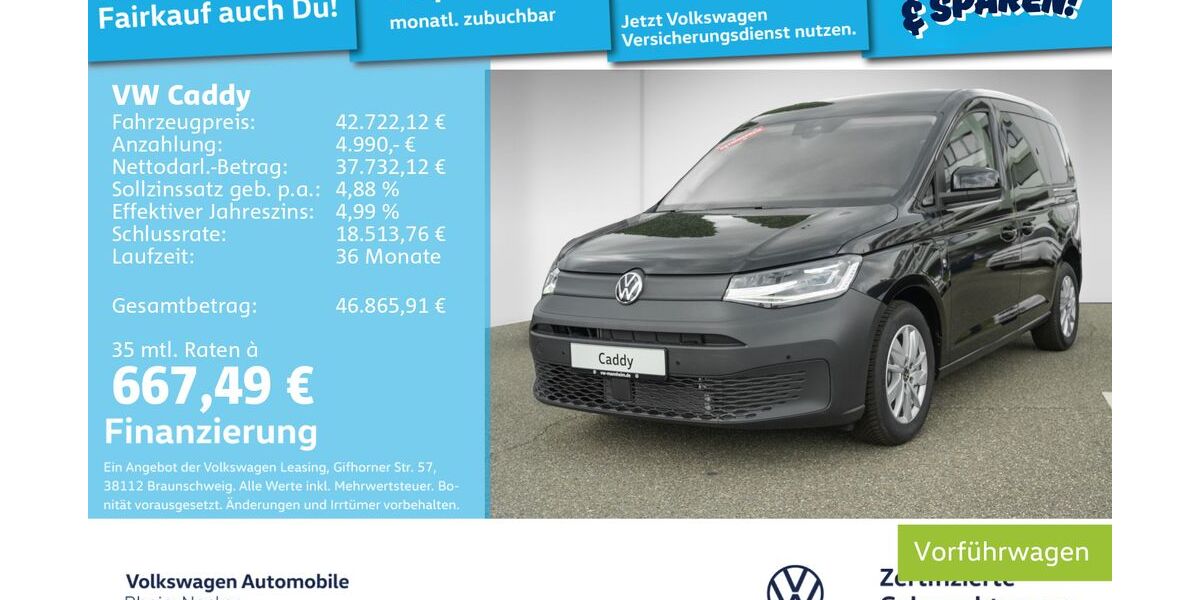 VW Caddy 29.990 km 38.600 &euro; Mannheim 68309
