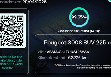 Peugeot 3008 62.681 km 20.970 &euro; Mannheim 68309