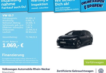 VW ID.7 9.900 km 60.690 &euro; Mannheim 68309
