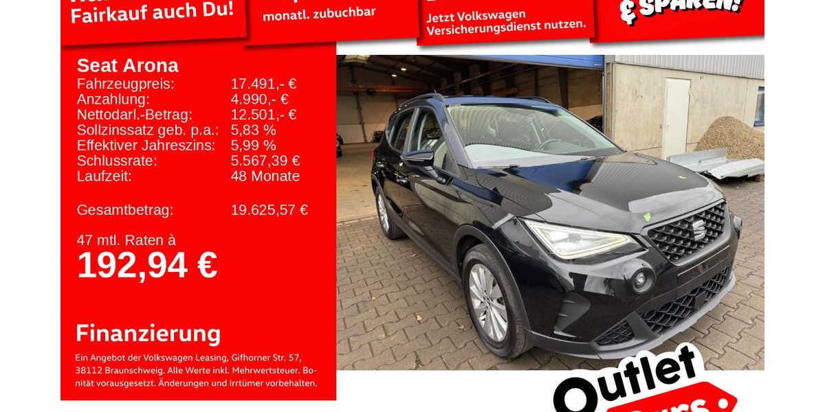 Seat Arona 67.567 km 16.399 &euro; Weinheim 69469